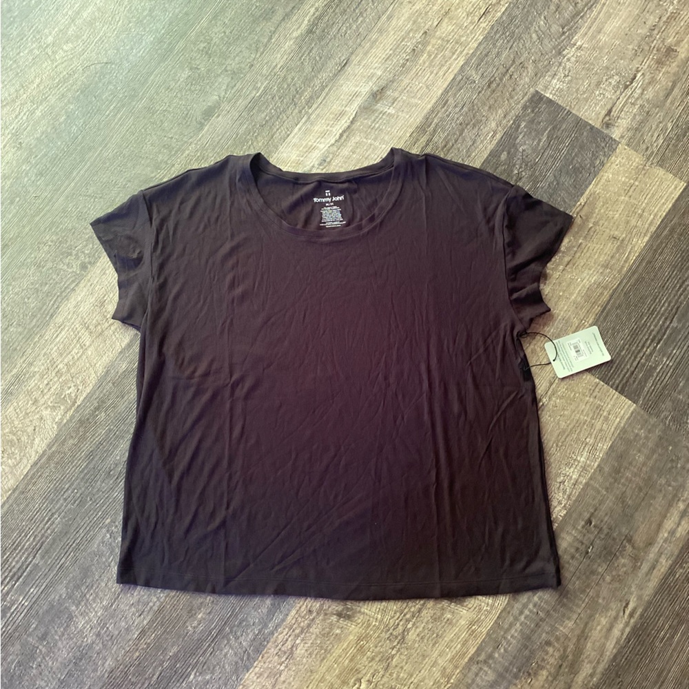 Tommy John Short Sleeve Rib Sleep Tee